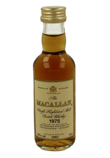 MACALLAN  miniature 1975 1993 43% OB