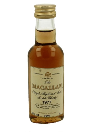 MACALLAN  miniature 1977 1995 5cl  43% OB