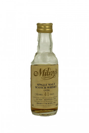 Macallan Miniature 41 Years Old 1949 1990 5cl 40.4% John Milroy