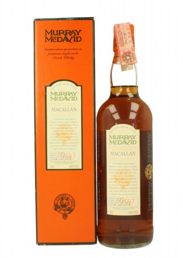 MACALLAN MURRAY MCDAVID 1990  2002  70 CL 46 % SHERRY CASK 