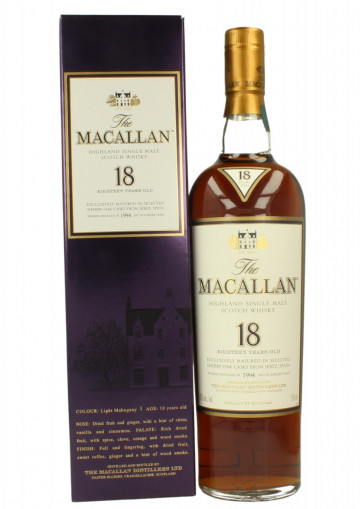 MACALLAN OB 18YO 1994 75CL 43%