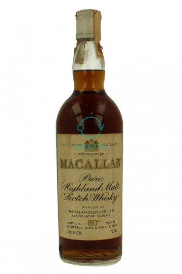 MACALLAN Over 15yo 1956 or 1955 75cl 80 proof OB  -NO Neck Label