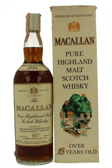 MACALLAN Over 15yo 1959 75cl 80 proof OB  -