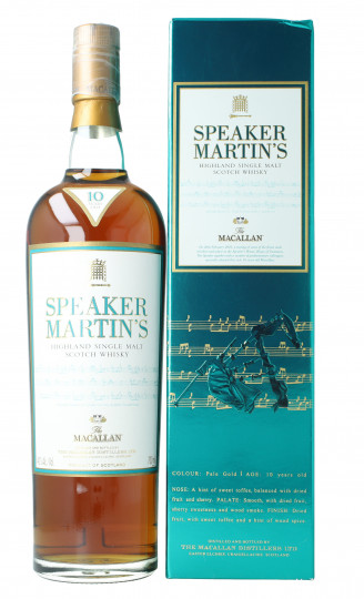 MACALLAN  Speyside Scotch Whisky 10 Year old 1999 70cl 40% OB-Speaker Martin's