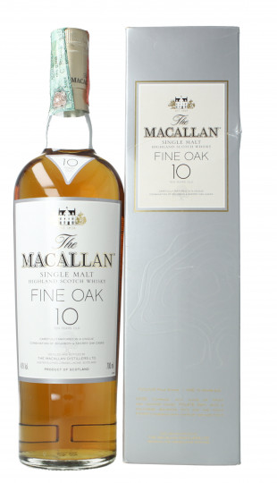 Macallan Speyside  Scotch Whisky 10 Year old Bot in The 90's early 2000 70cl 40% OB-Fine Oak