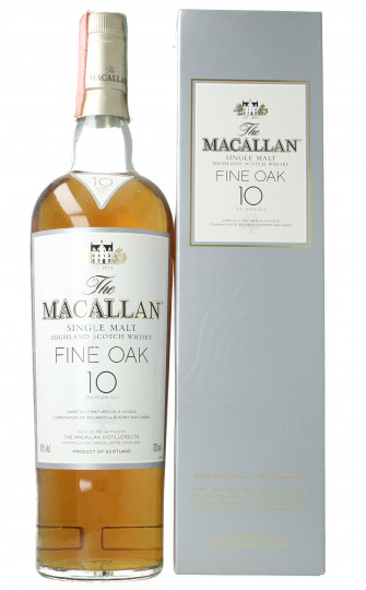 Macallan Speyside  Scotch Whisky 10 Year old Bot in The 90's early 2000 70cl 40% OB-Fine Oak