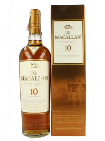 MACALLAN  Speyside Scotch Whisky 10 year old old kind 70cl 40% OB-Sherry oak