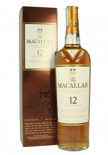 Macallan Speyside  Scotch Whisky 12 year old 700ml 40% OB