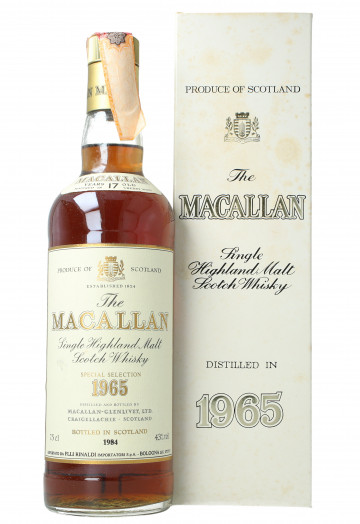 Macallan Speyside  Scotch Whisky 17 Year old 1965 1984 75cl 43% OB-