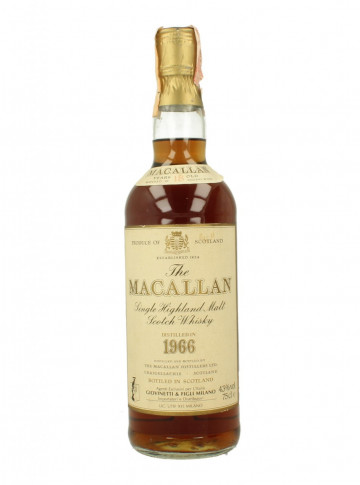 Macallan Speyside Scotch Whisky 18 year old 1966 75cl 43%
