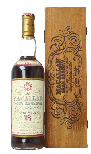 Macallan Speyside  Scotch Whisky 18  year old 1979 70cl 40% OB-  Gran Reserva