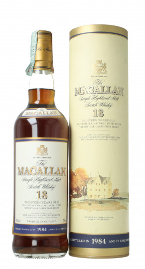 Macallan Speyside Scotch Whisky 18 Year Old 1984 70cl 43% OB-