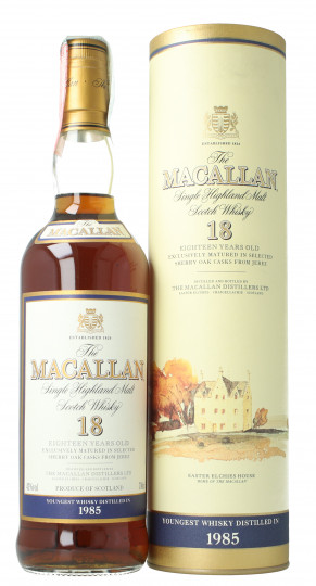 Macallan Speyside Scotch Whisky 18 Year Old 1985 70cl 43% OB-
