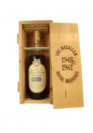 MACALLAN  Speyside Scotch Whisky 1948-1961 1981 75cl 43% OB  -Royal Marriage