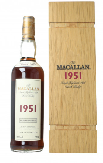 Macallan Speyside  Scotch Whisky 1951 2001 70cl 48.8% OB- Fine & Rare