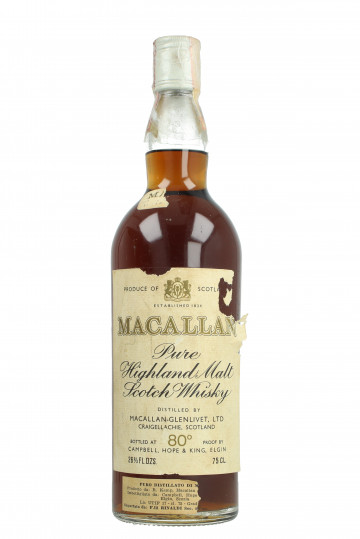 Macallan Speyside  Scotch Whisky 1955 75cl 45,85% OB no neck label