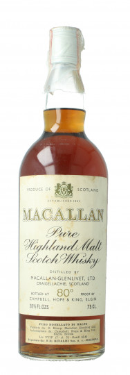 Macallan Speyside  Scotch Whisky 1955 75cl 45,85% OB no neck label