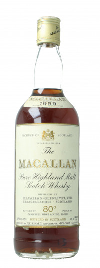 Macallan Speyside Scotch Whisky 1959 75cl 46% OB- No Box