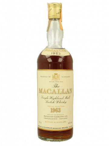 Macallan Speyside  Scotch Whisky 1963 75cl 43% OB-Rinaldi import