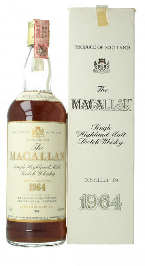 Macallan Speyside Scotch Whisky 1964 1981 75cl 43% OB