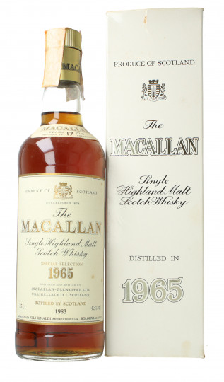Macallan Speyside  Scotch Whisky 1965 1983 75cl 43% OB-Rinaldi import