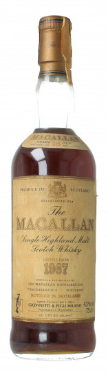 Macallan Speyside Scotch Whisky 1967 75cl 43% OB- No Box