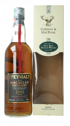 Macallan Speyside Scotch Whisky 1993 70cl 40% Gordon MacPhail -Speymalt
