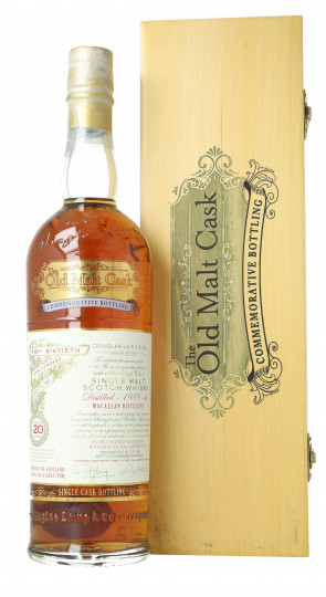 Macallan Speyside  Scotch Whisky 20 year old 1989 2009 70cl 54.3% Douglas Laing - 60Th Anniversary