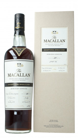 Macallan Speyside Scotch Whisky 2002 2018 70cl 57.8% OB-Exceptional cask  2340 2018/ESH-2340/04