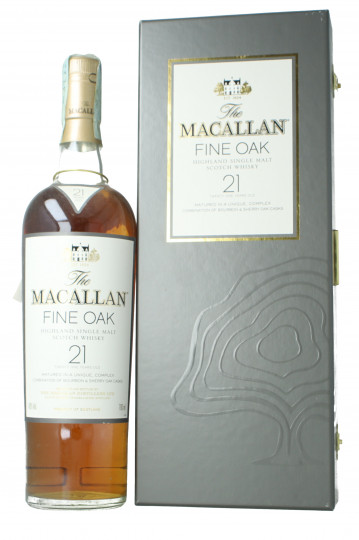 Macallan Speyside Scotch Whisky 21 year old 2010 circa 70cl 43% Ob- Fine oak