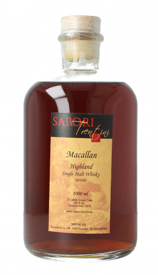 Macallan Speyside Scotch Whisky 21 Years Old 1 litre 43% Sapori Trentini