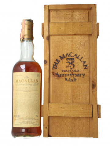 Macallan Speyside Scotch Whisky 25 Year Old 1962 75cl 43% OB wood box