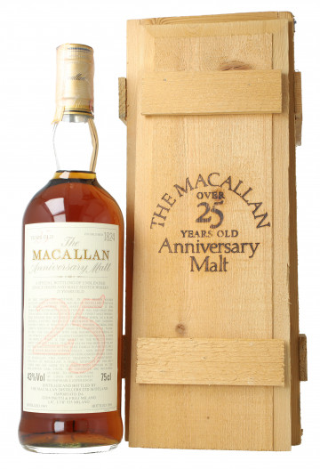 Macallan Speyside Scotch Whisky 25 year Old 1965 1991 75cl 43% OB-