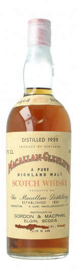 Macallan Speyside Scotch Whisky 30 Year Old 1939 75cl 43% OB - one of the best