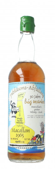 Macallan Speyside  Scotch Whisky 30 year old 1965 70cl 49.8% Jubilaums