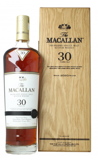 Macallan Speyside Scotch Whisky 30 Year Old Edition  2020 70cl 43% OB wood box Sherry cask