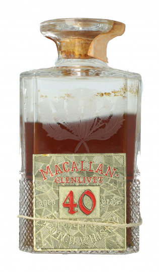 Macallan Speyside Scotch Whisky 40 year old - Bot.70's-80's 75cl 43% Gordon MacPhail  -