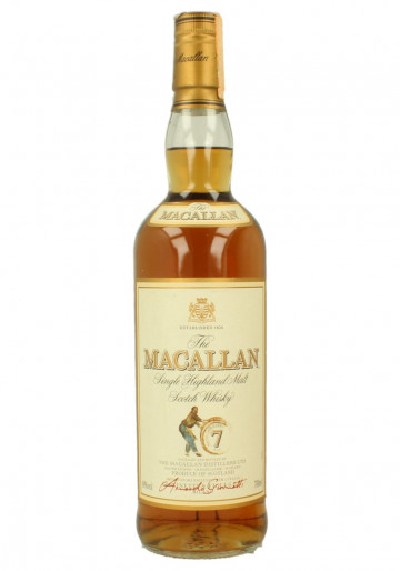 Macallan Speyside  Scotch Whisky 7 Year Old 70cl 40% OB-Giovinetti import