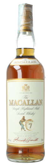 Macallan Speyside Scotch Whisky 7 Years Old 70cl 40% OB - Giovinetti import