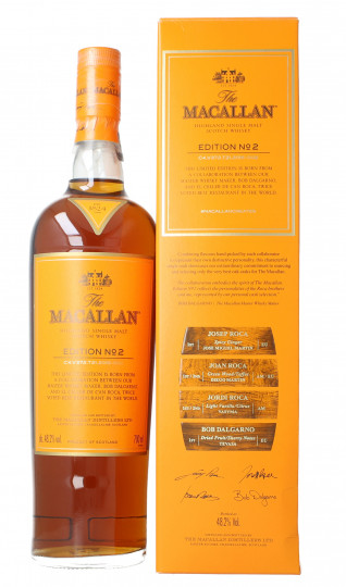 Macallan Speyside  Scotch Whisky 70cl 48.2% OB  -Edition  n. 2