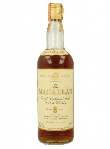 MACALLAN  Speyside Scotch Whisky 8 year old - Bot.70-80's 75cl 43%