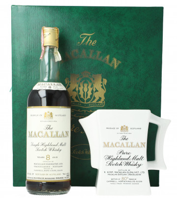 Macallan Speyside  Scotch Whisky 8 Year Old - Bot.70-80's 75cl 43% OB- Gift box with Jug