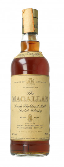 Macallan Speyside  Scotch Whisky 8 Year old - Bot. in The 80's 75cl 43% OB-
