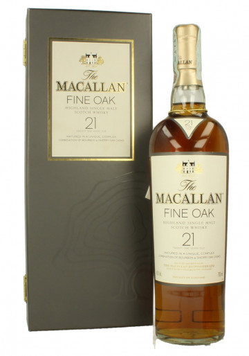 MACALLAN  Speyside Scotch Whisky Fine Oak 21 Year Old 70cl 43% Old edition