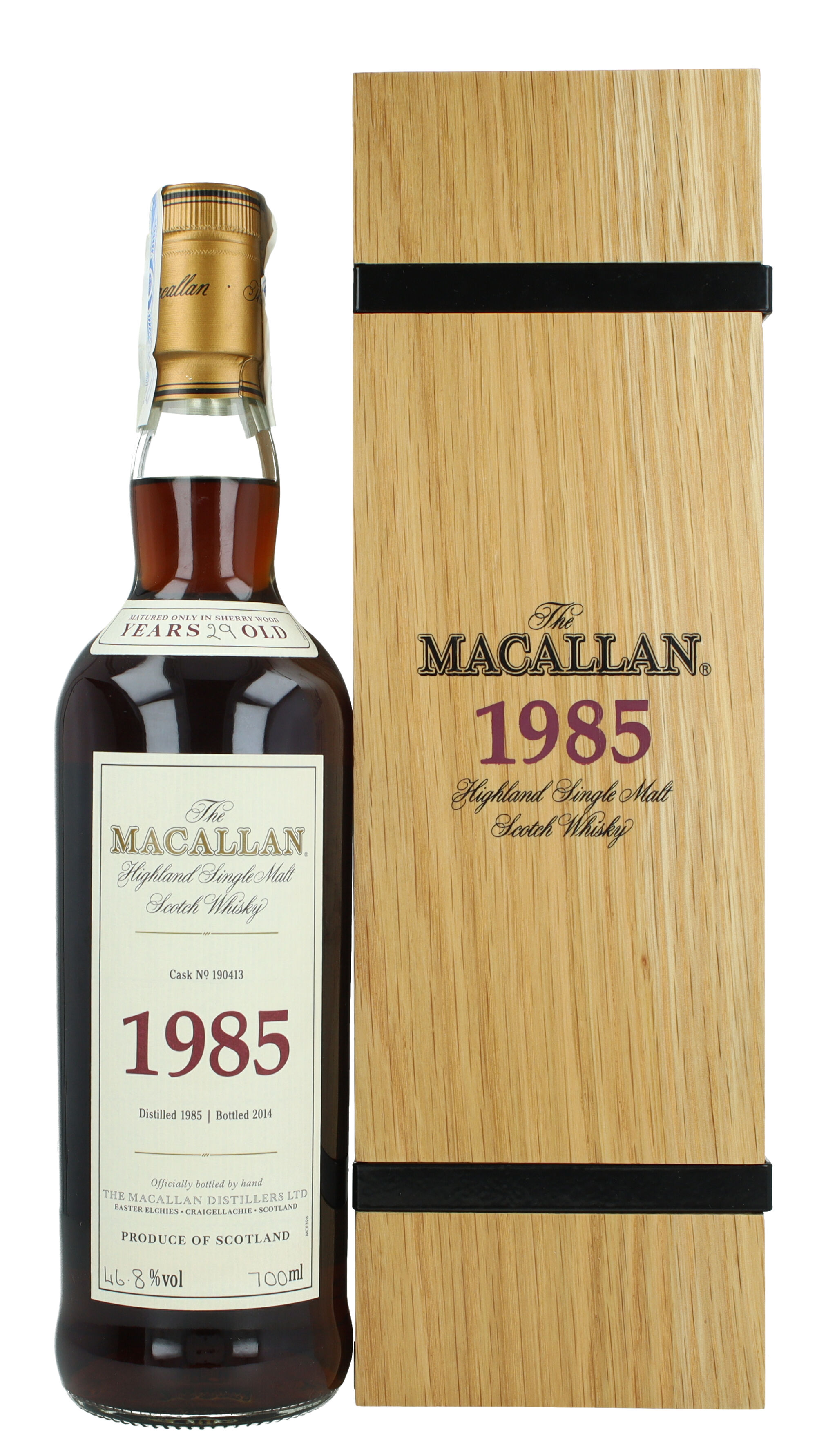 Macallan Speyside Scotch Whisky Fine & Rare 29 Years Old 1985 70cl