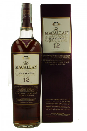 Macallan  Speyside Scotch Whisky Gran Reserva 12 Year Old Bot early 2000 70cl 45.6% OB- Japan Market