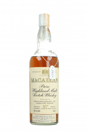 Macallan Speyside  Scotch Whisky Over 15 YEARS OLD 1957 75cl 46% OB- Rinaldi Import No neck label low level