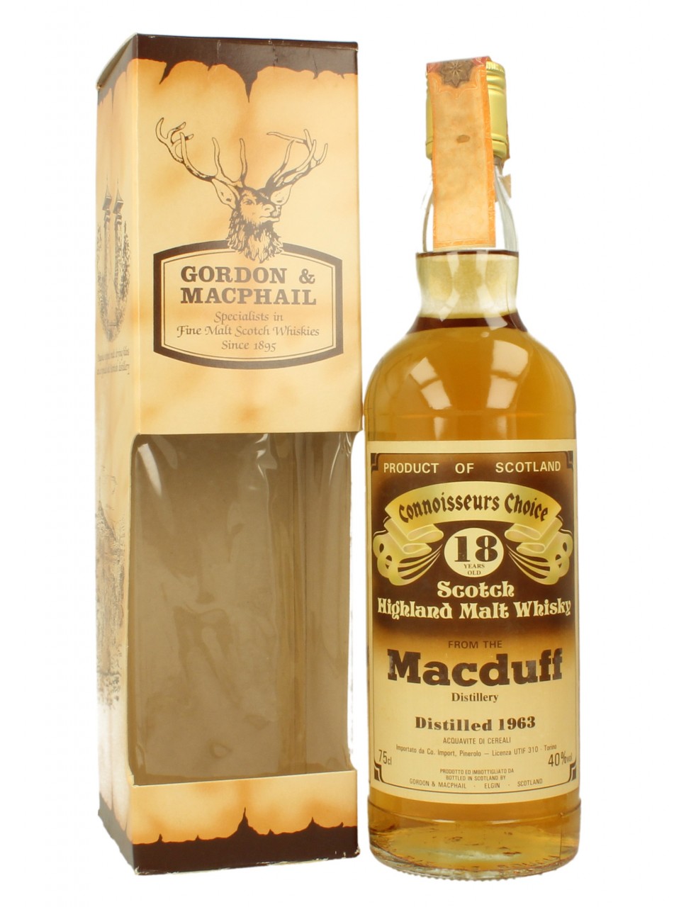MACDUFF 18yo 1963 40% Gordon MacPhail - Connoiseur Choice - Products