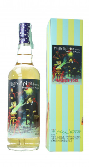 MACDUFF  Speyside Scotch Whisky 11 year old 2008 2019 70cl 46% High Spirits  -Master of magic