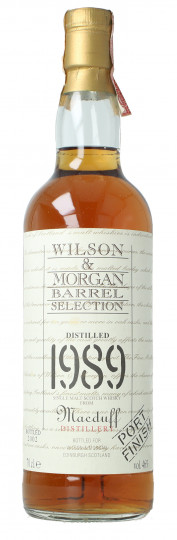 MACDUFF  Speyside Scotch Whisky 1989 2002 70cl 46% Wilson & Morgan  - Port finish